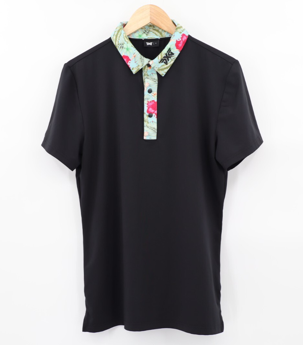 PXG Aloha Collar Polo Shirt Short Sleeve Women's Sz S Golf Core